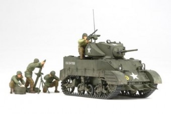 TAMIYA 35313 1:35 US Light Tank M5A1 - Pursuit Operation