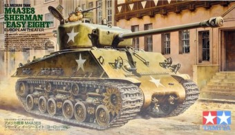 TAMIYA 35346 1:35 U.S. Medium Tank M4A3E8 Sherman Easy Eight - European Theater 