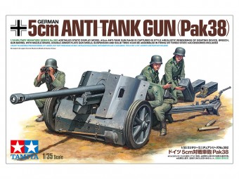 Tamiya 35392 1:35 German 5 cm Anti-Tank Gun (Pak38) with crew - 4 figures