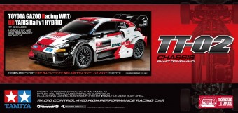 Tamiya 58716 1:10 RC 4WD High Performance Racing Car Toyota Gazoo Racing WRT/Gr Yaris Rally1 Hybrid (TT-02 Chassis)