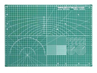 Tamiya 74076 Cutting Mat A3 Size Green (297mm x 420mm)