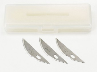Tamiya 74100 Modeler's Knife Pro Replacement Blade (Curved) - 3 pcs.