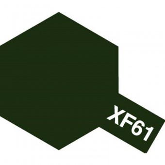 TAMIYA 81361 XF-61 Dark Green - Acrylic Paint (Flat) 23 ml 
