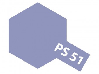 TAMIYA 86051 PS-51 Purple Anodized Alumite, metallic - Spray for Polycarbonate Models (100 ml)
