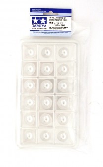 Tamiya 87195 Palette for Brush Painting with 18 Wells (5pcs)