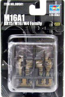 Trumpeter 00501 AR15/M16/M4 FAMILY-M16A1 (6 units) 1:35