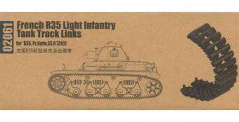Trumpeter 02061 French R35 Light Infantry Tank Workable Track Links 1:35
