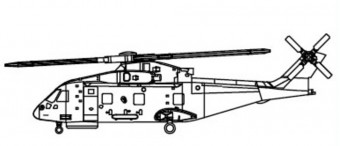 Trumpeter 03471 EH-101 Merlin 1:700