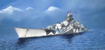 Trumpeter 03703 German Tirpitz Battleship 1:200