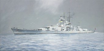 Trumpeter 05360 German Gneisenau Battleship 1:350