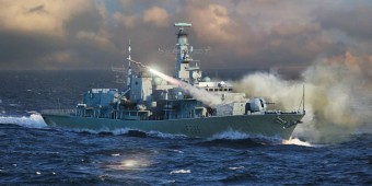 Trumpeter 06722 HMS TYPE 23 Frigate Monmouth(F235) 1:700