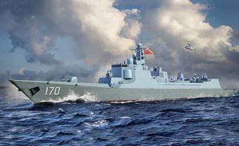 Trumpeter 06730 PLA Navy Type 052C Destroyer 1:700