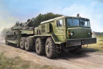 Trumpeter 07195 MAZ-537G Late Production type with MAZ/ChMZAP-5247G semitrailer 1:72