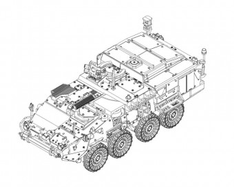 Trumpeter 07428 M1133 Stryker MEV 1:72