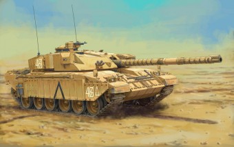 Trumpeter 09612 British MBT Challenger-1(mk.3) Gulf War 1:35