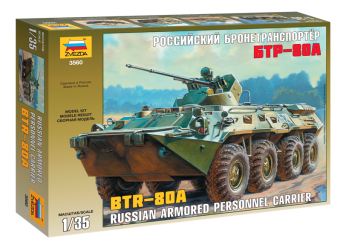 ZVEZDA 3560 1:35 BTR-80A Russian personnel carrier