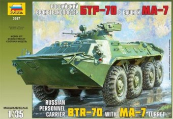 Zvezda 3587 1:35 BTR-70 Russian Personnel Carrier