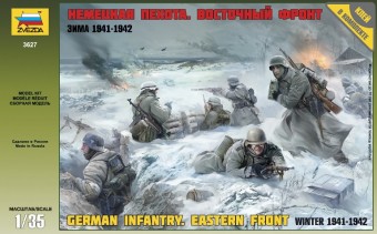 Zvezda 3627 1:35 German Infantry (Eastern Front 1941/1942) - 4 figures