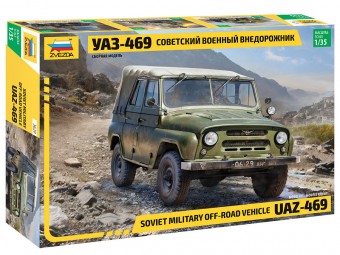 Zvezda 3629 1:35 Soviet military SUV UAZ-469