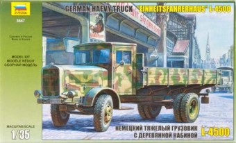 Zvezda 3647 1:35 German Truck L-4500 EINHEITSKABINE - NOT FOR SALE ONLINE