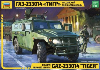 ZVEZDA 3668 1:35 Russian Armored Vehicle GAZ Tiger