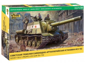 Zvezda 3721 1:35 Soviet self-propelled gun ISU-152