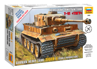 Zvezda 5002 1:72 German heavy tank - early Tiger I