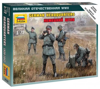 Zvezda 6133 1:72 GERMAN HQ WWII - 4 figures