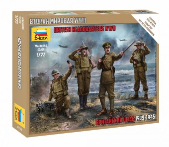 Zvezda 6174 1:72 British Headquarters WWII