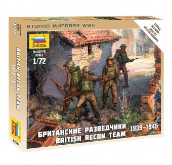 Zvezda 6226 1:72 BRITISH RECON TEAM - snap-fit