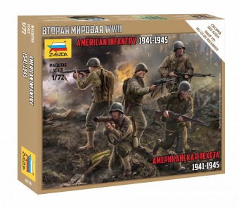Zvezda 6278 1:72 American infantry 1941-1945 - snap-fit