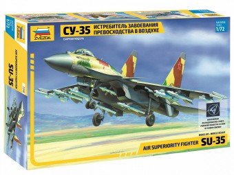 ZVEZDA 7240 1:72 Russian Air Superiority Fighter Sukhoi Su-35 - NOT FOR SALE ONLINE