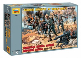 Zvezda 8083 1:72 German Infantry WWI (1914 - 1918)