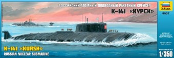 Zvezda 9007 1:350 Russian Nuclear submarine K-141 KURSK