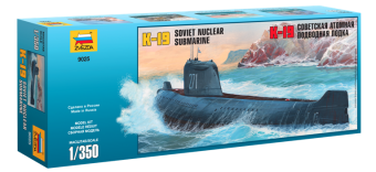 ZVEZDA 9025 1:350 K-19 Soviet Nuclear Submarine Hotel Class