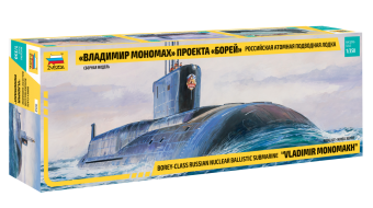 Zvezda 9058 1:350 Borey-Class Nuclear Submarine Vladimir Monomakh