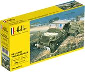 Heller 79997 Willys MB Jeep & Trailer 1:72