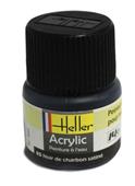 Heller 9085 Acrylic Paint 085 noir de charbon satine 