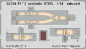 Eduard 23034 F6F-5 seatbelts Steel for Airfix 1:24