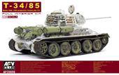 AFV-Club 35S56 T-34/85 Factory 174 with trans. turret 1:35