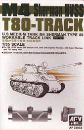 AFV-Club 35032 Sherman HVSS T80 Tracks 1:35