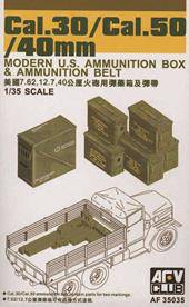 AFV-Club 35035 CAL.30/ CAL.50/ 40 mm AMMO BOXES 1:35