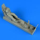 Aerobonus 320107 US Navy Pilot with ejection seat forA-7E Corsair II late v-fitted withSJU-8/A 1:32