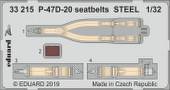 Eduard 33215 P-47D-20 seatbelts Steel for Trumpeter 1:32