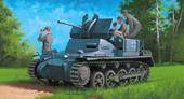 Hobby Boss 80147 German Flakpanzer IA w/Ammo Trailer 1:35