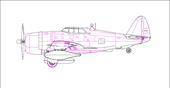 Hobby Boss 80283 P-47D Thunderbolt Razorback 1:72