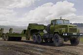 Hobby Boss 85523 Russian KrAZ-260B Tractor with CMAZ/ChMZAP-5247G semitrailer 1:35