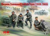 ICM 35644 German Command Vehicle Crew 1939-1942 4 Figures 1:35