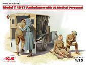 ICM 35662 Model T 1917 Ambulance with US Medical Personnel 1:35