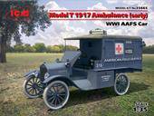 ICM 35665 Model T 1917 Ambulance Early WWI AAFS car 1:35